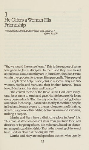 Man Who Was Different: Jesus Encounters With Women