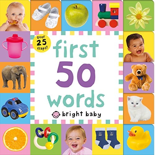 Lift-The-Flap Tab: First 50 Words (Lift-The-Flap Tab Books) [Board book]