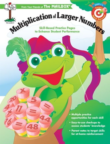 Target Math Success Multiplication of Larger Numbers
