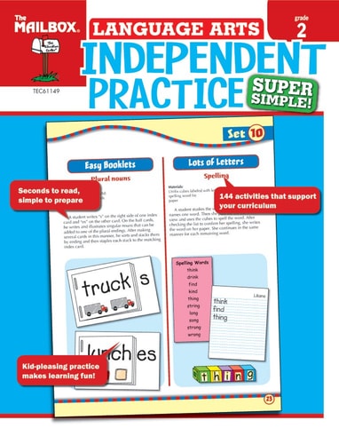 Super Simple Independent Practice: Language Arts (Gr.2)