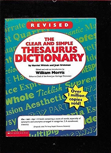 Clear & Simple Thesaurus Dictionary