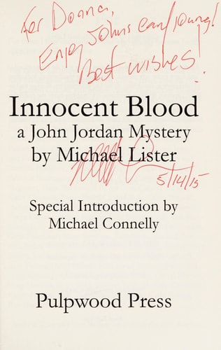 Innocent Blood (John Jordan Mysteries)