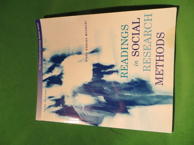 Readings in Social Research Methods (Wadsworth Sociology Reader)