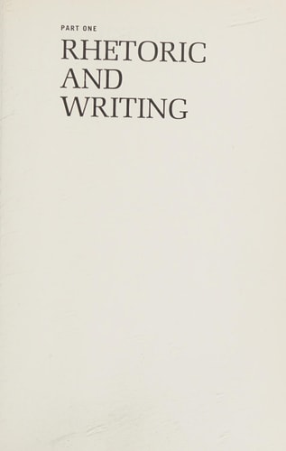 Staircase to writing and reading;: A rhetoric and anthology
