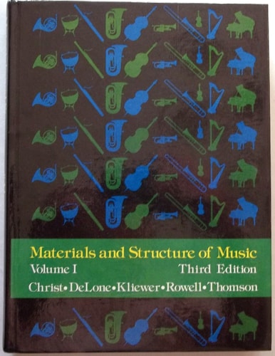 Materials and Structure of Music, Volume I