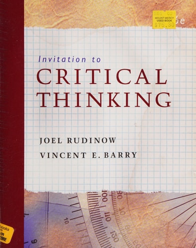 Invitation to Critical Thinking