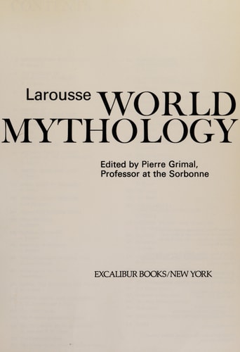 Larousse World Mythology/#80711