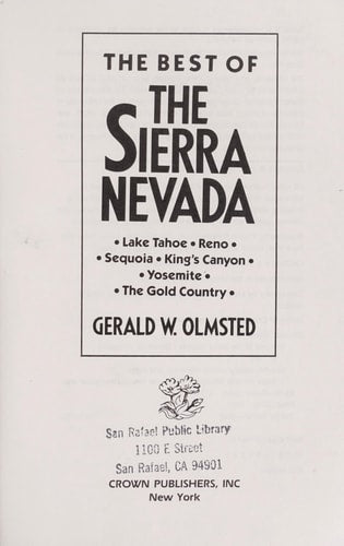 The Best of the Sierra Nevada