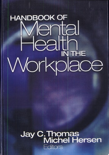 Handbook of Mental Health in the Workplace