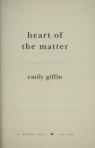Heart of the Matter