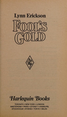 Fool's Gold (Harlequin Superromance No. 298)