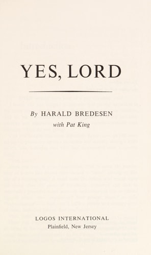 Yes, Lord,