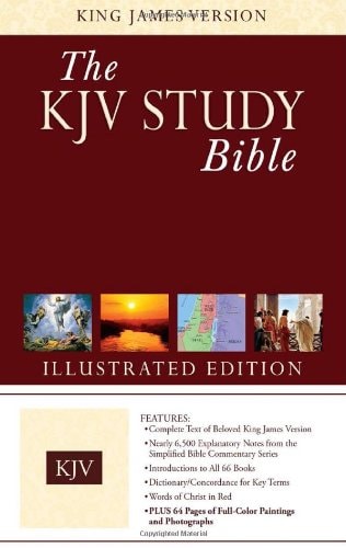 The KJV Study Bible--Illustrated Edition (Burgundy/Tan)