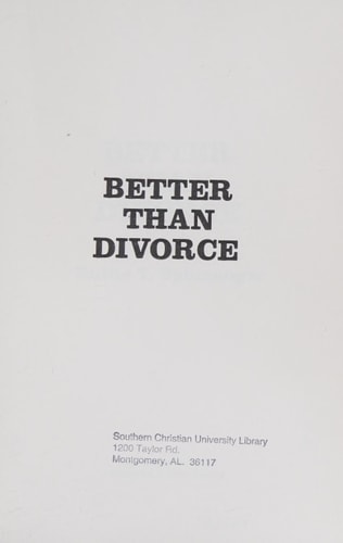 Better than divorce