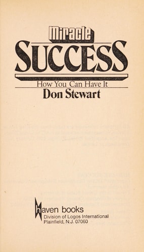 Miracle success: How you can have it