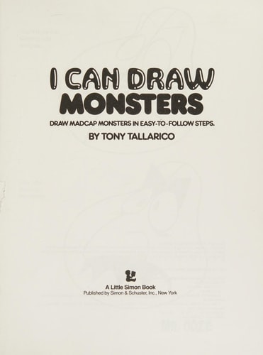 I CAN DRAW: MONSTERS