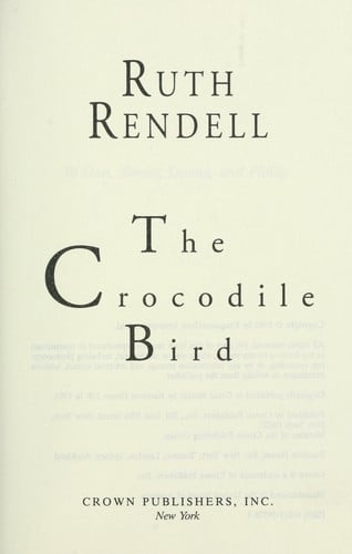 The Crocodile Bird