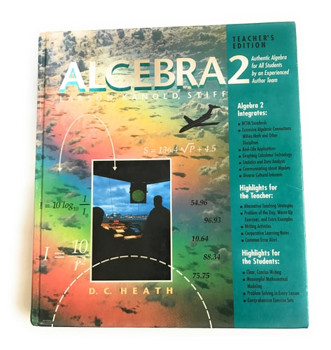 Algebra 2, Teacher's Edition