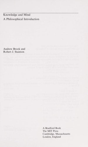 Knowledge and Mind: A Philosophical Introduction