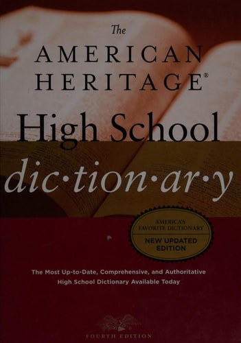 The American Heritage High School Dictionary, Fourth Edition