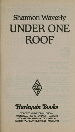 Under One Roof (Harlequin Superromance, No. 703)