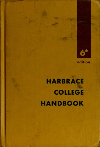 Harbrace college handbook