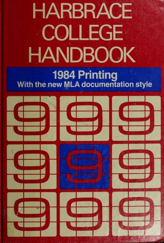 Harbrace College Handbook 1984 -1984 publication.