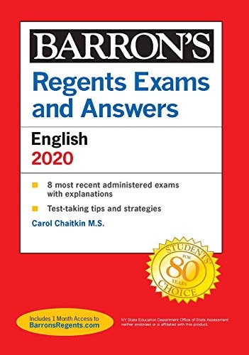 Regents Exams and Answers: English 2020 (Barron's Regents NY)