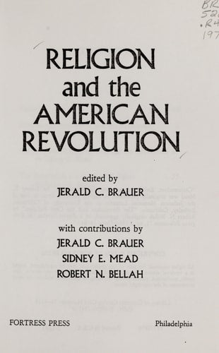 Religion and the American revolution