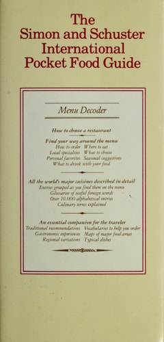 The Simon and Schuster International Pocket Food Guide