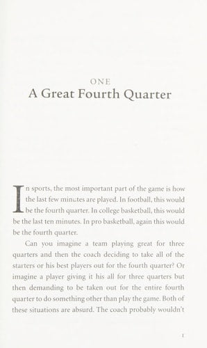 Fourth Quarter: How to Finish Your Course with Joy