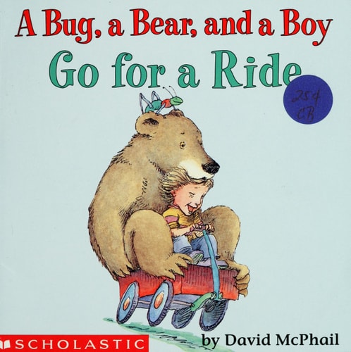A bug, a bear, and a boy go for a ride