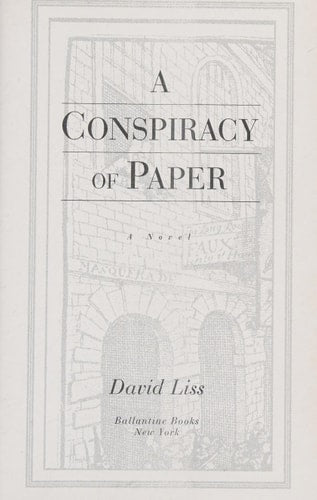 A Conspiracy of Paper: A Novel (Benjamin Weaver)