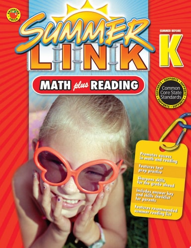Math Plus Reading Workbook: Summer Before Grade K (Summer Link)