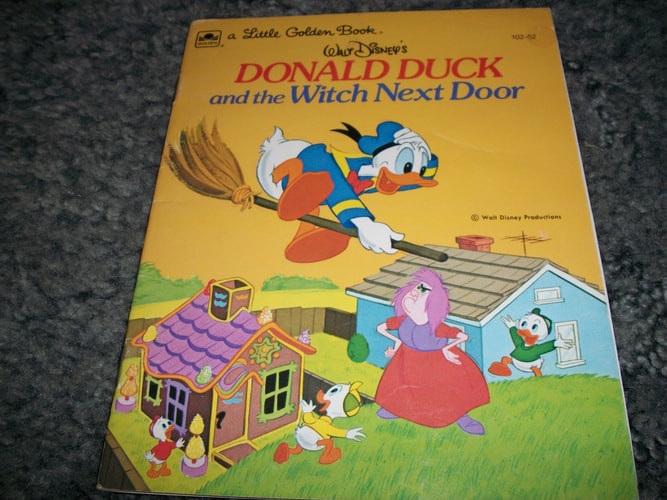 Walt Disney's Donald Duck and the Witch Next Door (A Golden Book)