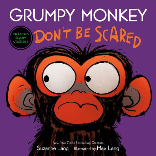 Grumpy Monkey Don't Be Scared Includes Scary Stickers