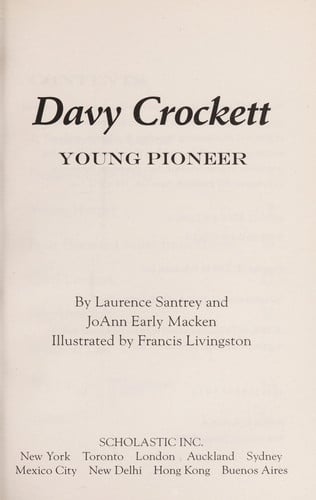 Davy Crockett Bold Pioneer