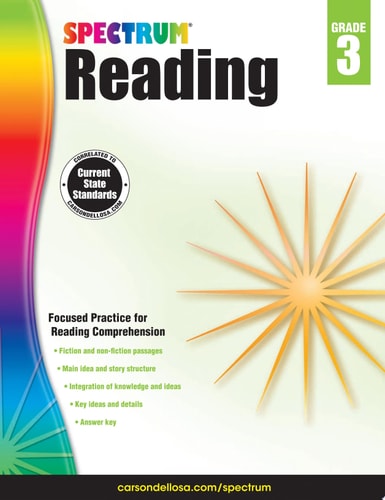 Spectrum Reading Workbook, Grade 3