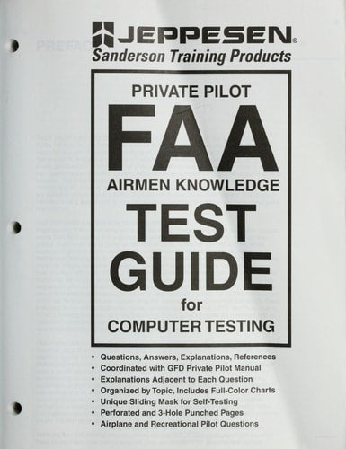 Private Pilot FAA Airmen Knowledge Test Guide for Computer Testing
