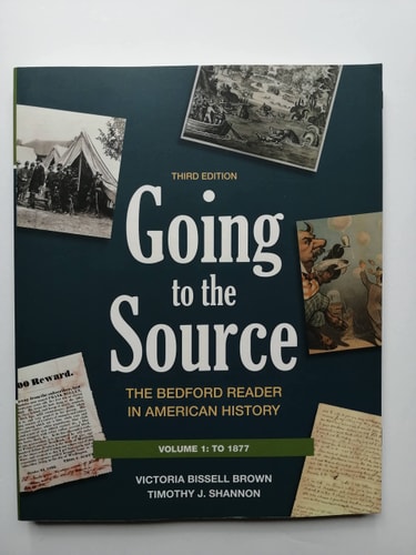 Going to the Source : The Bedford Reader in American History