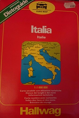 Rand McNally Hallwag International Road Map: Italy (Disto)