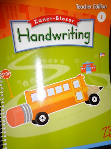 Zaner-Bloser Handwriting Teachers Edition, Grade 1