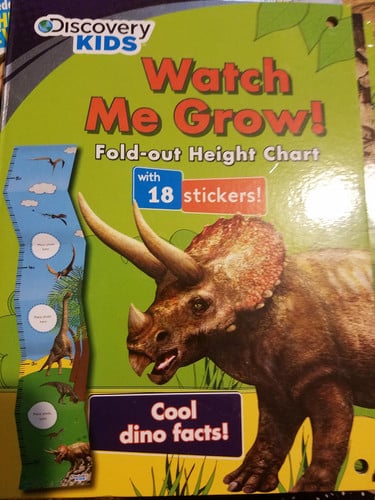 Watch me grow fold out height chart