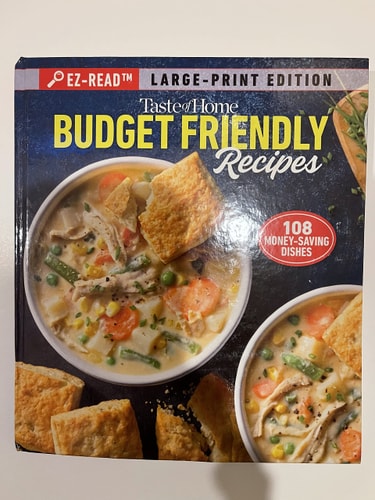 TASTE OF HOME EZ-Read™ Budget Friendly Recipes