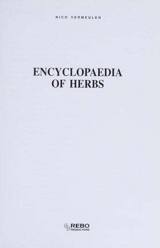 Encyclopedia of Herbs