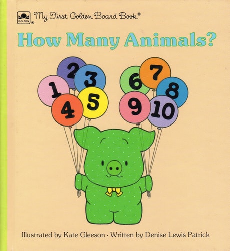 How Many Animals st Brd Bk (My First Golden Board Book)