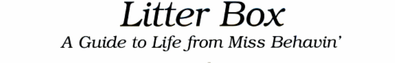A View from the Litter Box: A Guide to Life from Miss Behavin'