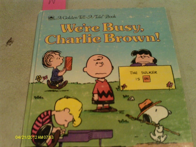 We're Busy, Charlie Brown! (A Golden Tell-A-Tale Book)