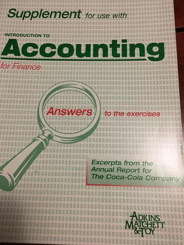 Introduction to Accounting for Finance
