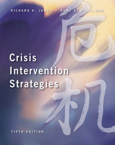 Crisis Intervention Strategies (with InfoTrac)